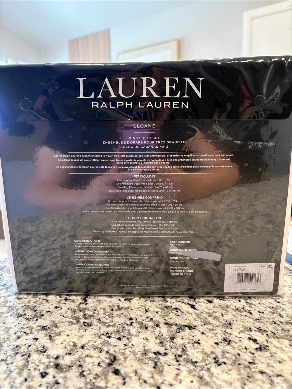 Lauren Ralph Lauren White King Sheet Set - Classic Luxe
